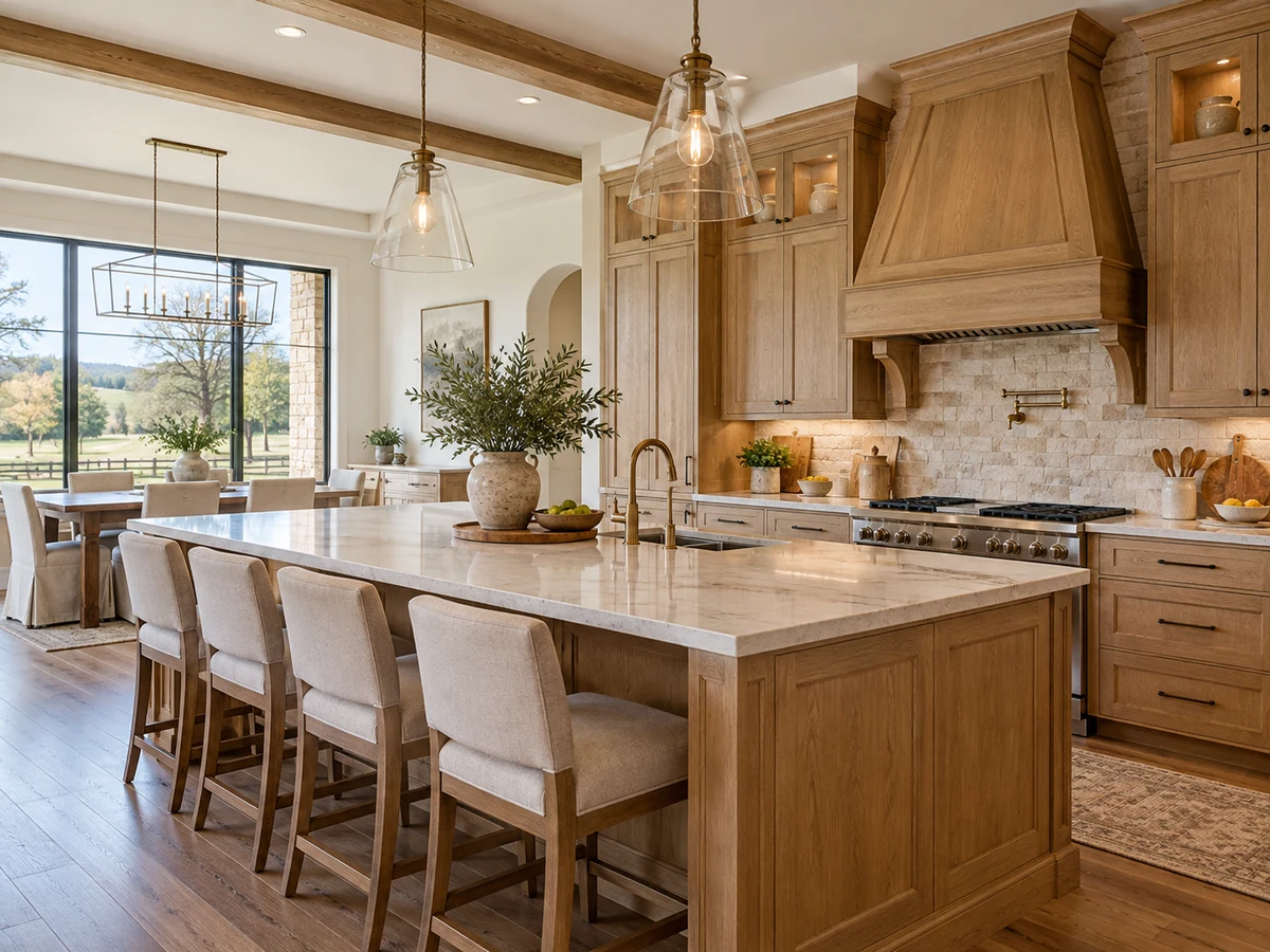 Architectural illustration of interior features inspired by Windy Hill Farms in Murphy